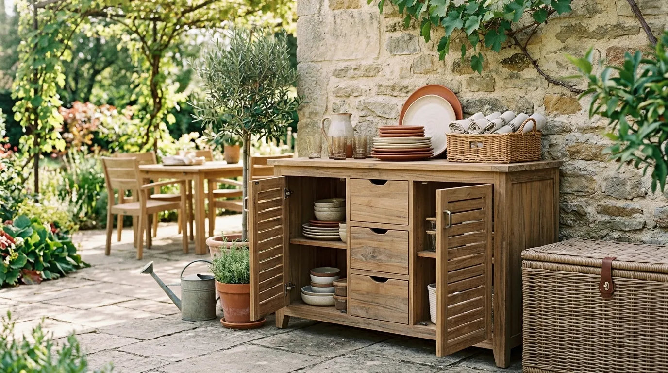 Outdoor Dining Storage