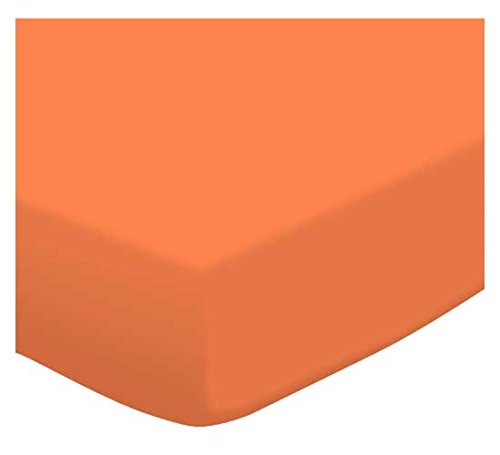 12 Pack Fitted Portable / Mini Crib Sheets 24" x 38" - Burnt Orange Jersey Knit