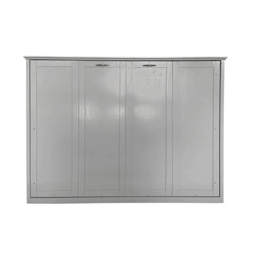 Queen Size Murphy Bed,Wall Bed Frame Folding into Cabinet Design
