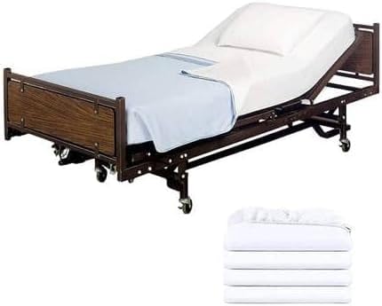 Hospital Bed Sheets with Elastic All Around for a Perfect Fit