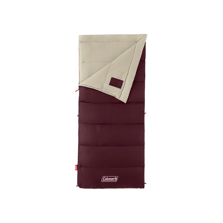 Glen 50°F Sleeping Bag, Lightweight Sleeping Bag with No-Snag