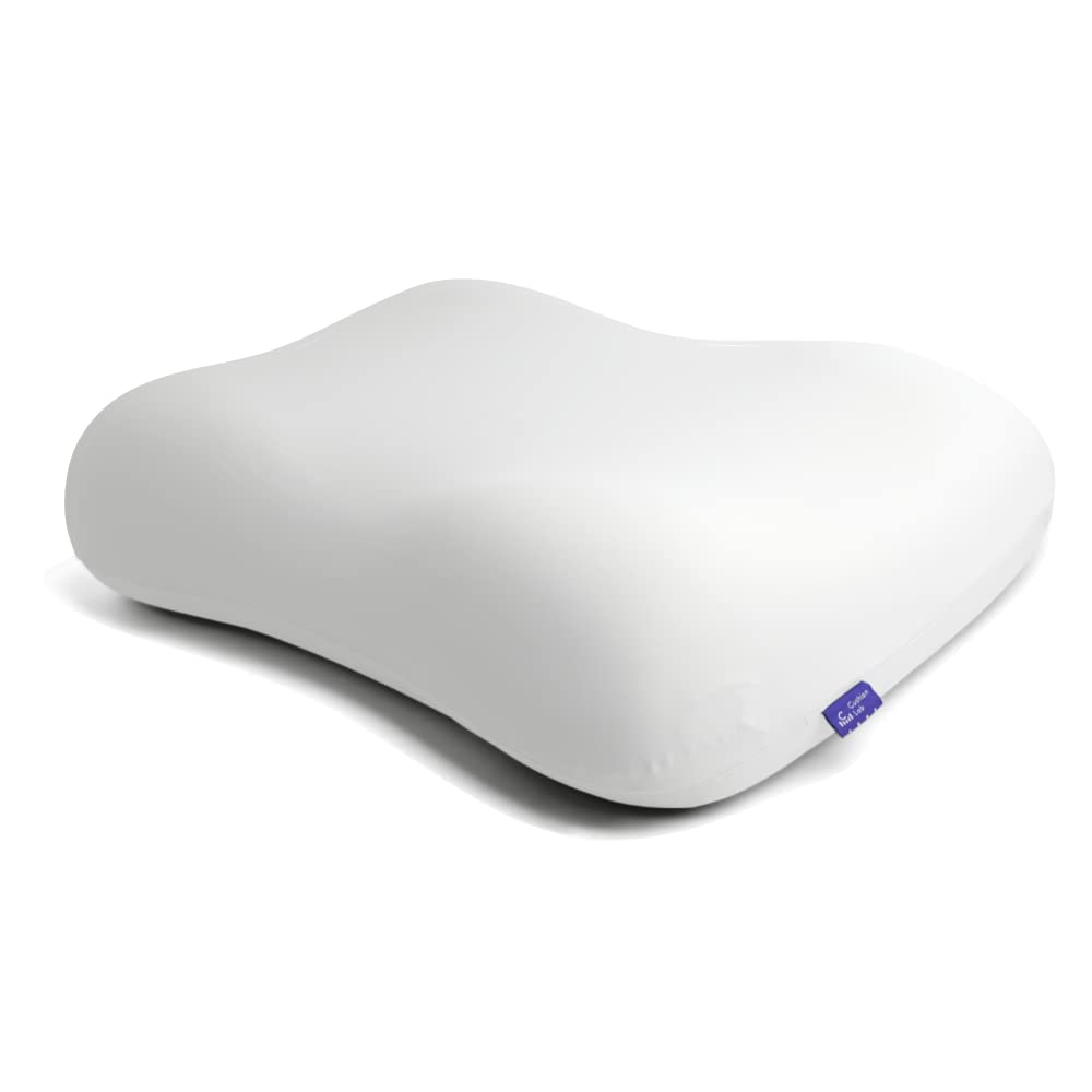 Deep Sleep Pillow, Patented Ergonomic Contour Design for Side & Back Sleepers
