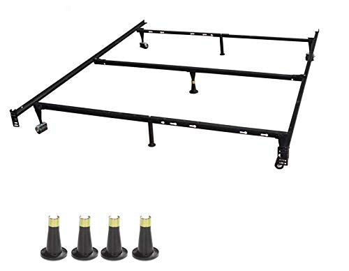 Furniture Heavy Duty 7-Leg Adjustable Metal Queen