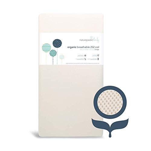Organic Crib Mattress - 2-Stage 252 Coil Infant & Toddler Mattress