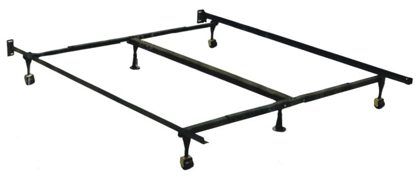 Adjustable Steel Metal Bed Frame, for Box Spring & Mattress Set