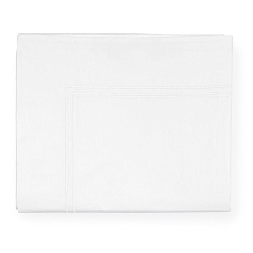Grande Hotel Sheets - Queen, White/White, Italian Woven Cotton Percale Fabric