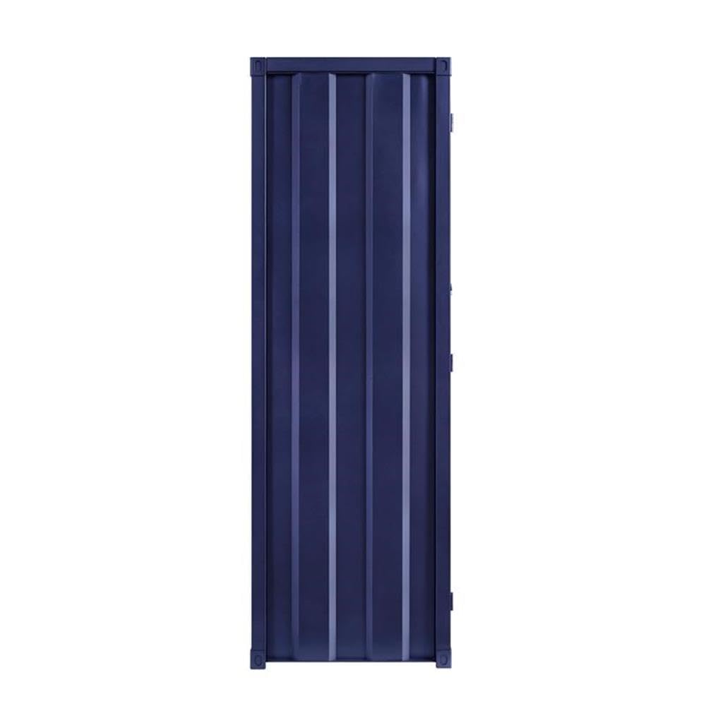 HILL Modern Double Door Wardrobe in Blue