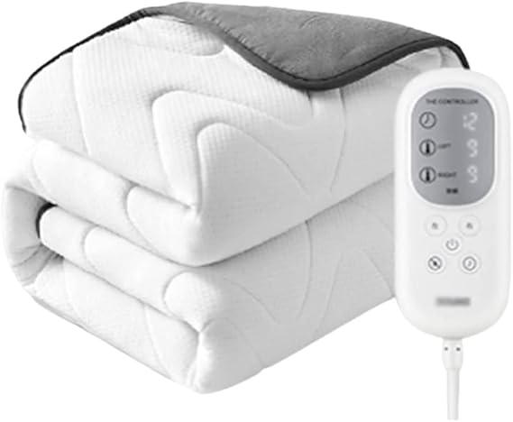 Electric Blanket King Size W/Dual Control Heated Blanket 9 Heat Levels Ultra