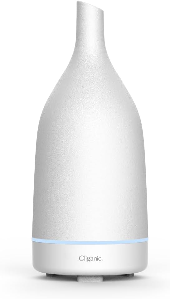 Ceramic Aromatherapy Diffuser for Essential Oils (White)