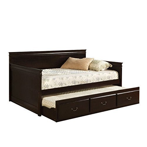 Out Damon Platform Daybed with Trundle, Twin, Espresso