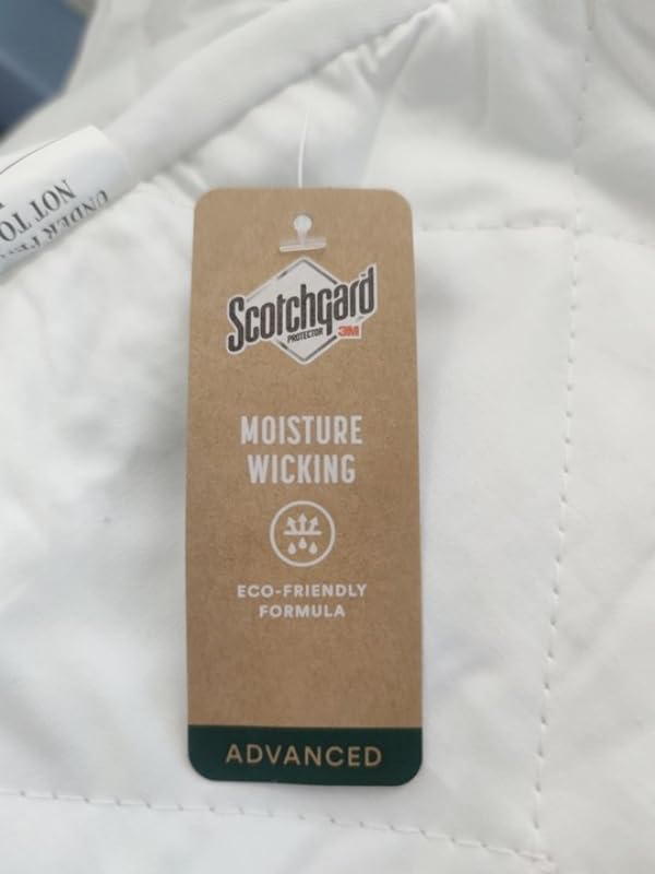 Scotchgard Heated Mattress Pad | Quilted Cotton Electric Bed Warmer