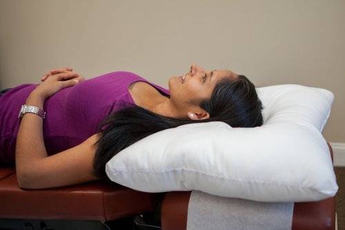 Cervical Linear Traction Neck Pillow Large Extra Firm- Orthopedic Sleeping Pillows