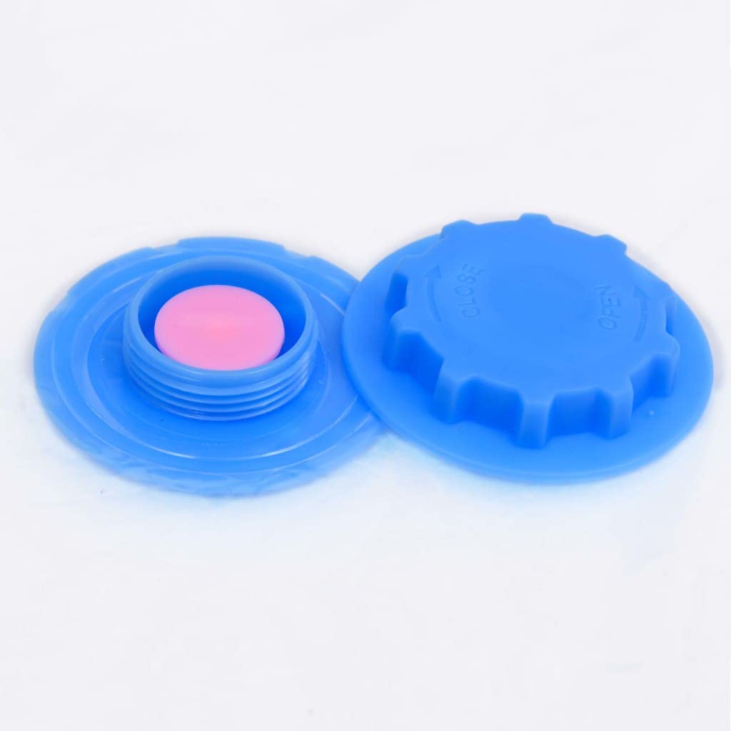 Vacuum Travel Bag Set of 50 Transparent and Blue Plastic