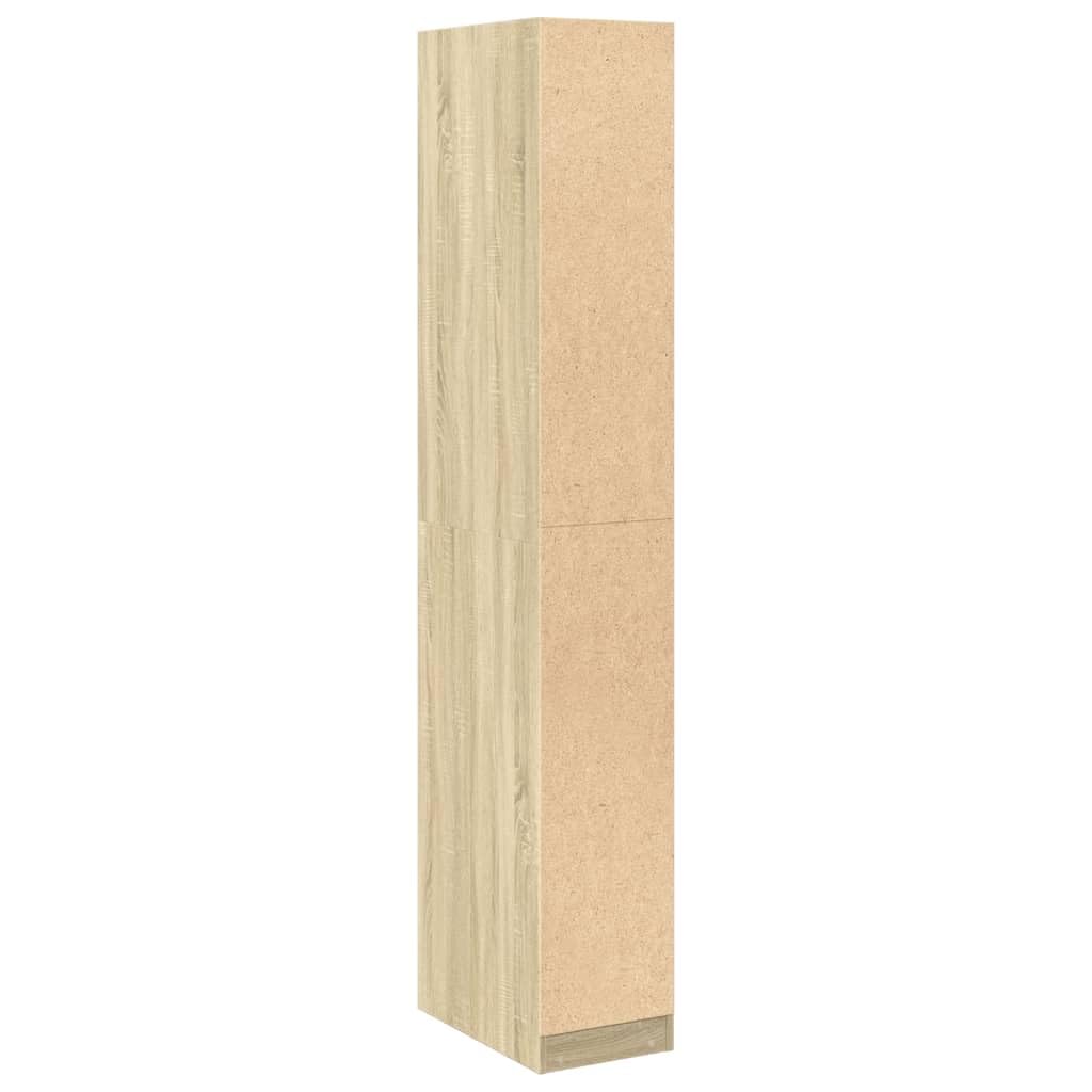 Wardrobe Sonoma Oak 11.8x19.7x78.7 Engineered Wood