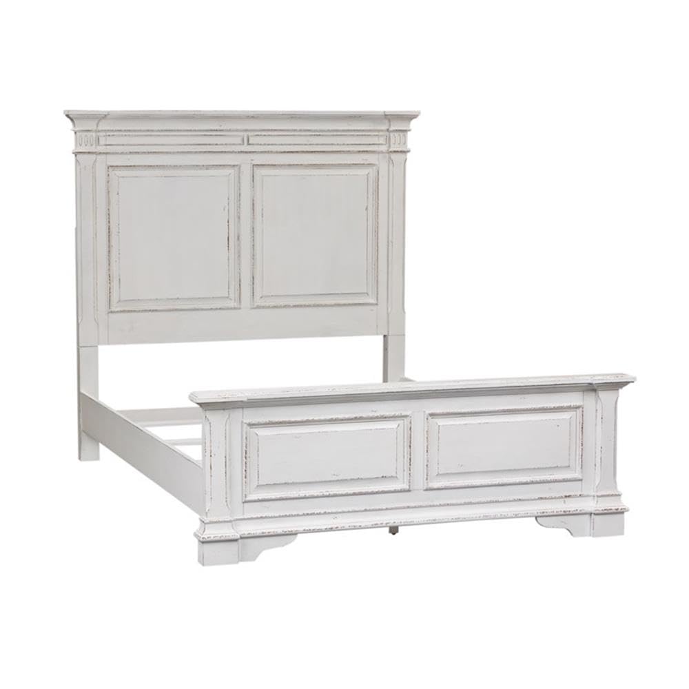Liberty Furniture Abbey Park White Queen Panel Bed