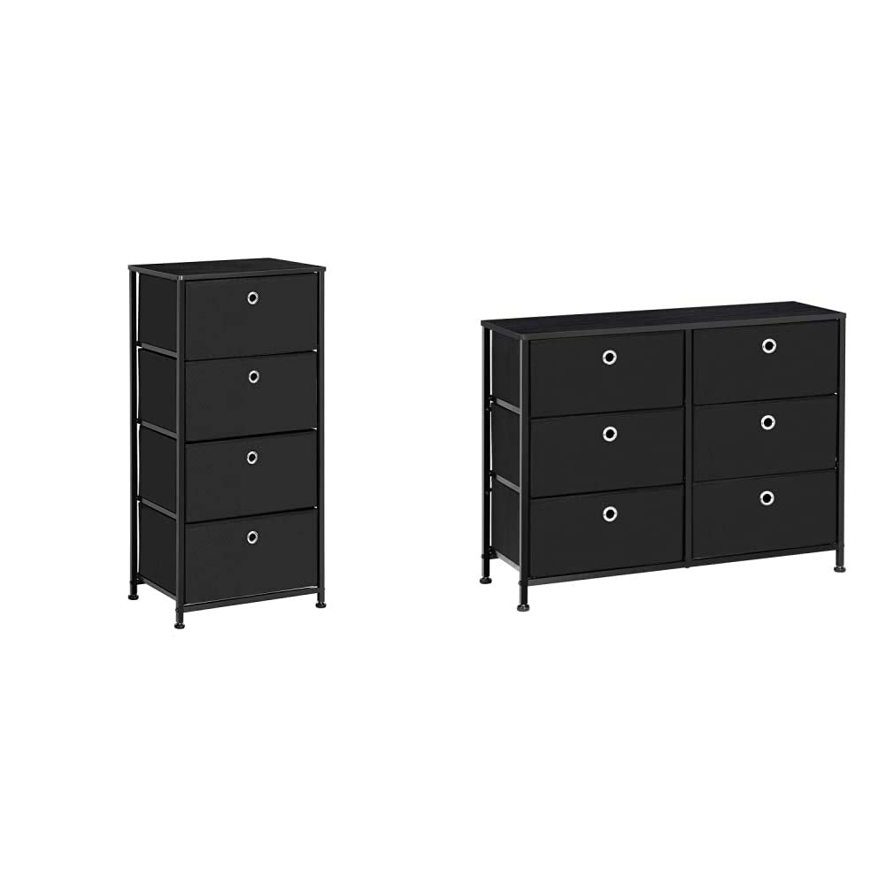 Storage Bundle with Nightstand (ULTS04H) and 3-Tier Dresser (6 Drawers)