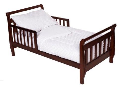 Company Heavenly Soft Minky Dot Chenille Toddler Bedding Set, White
