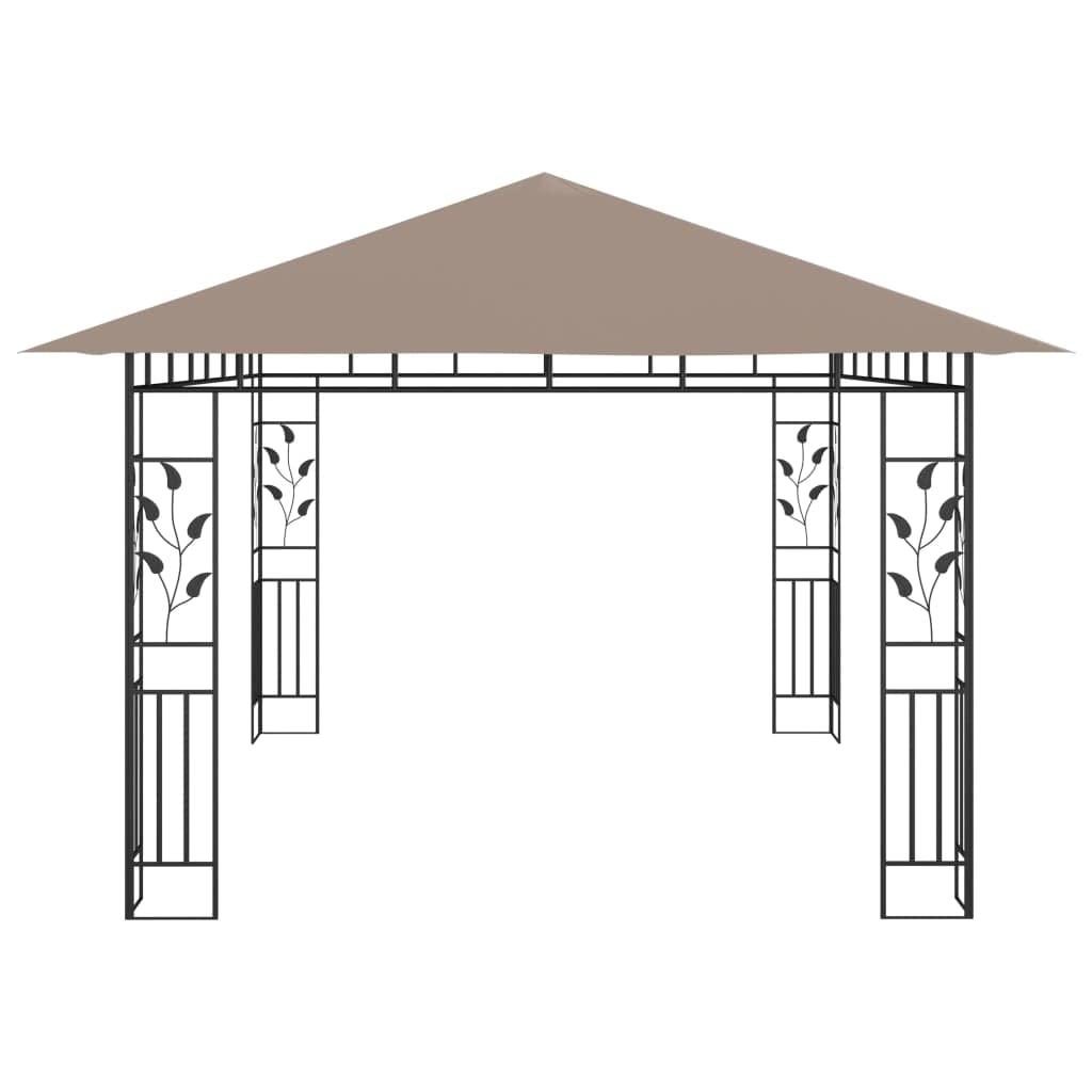 Mosquito Net 13.1'x9.8'x9' Taupe 0.6 oz/ft²,Premium Outdoor