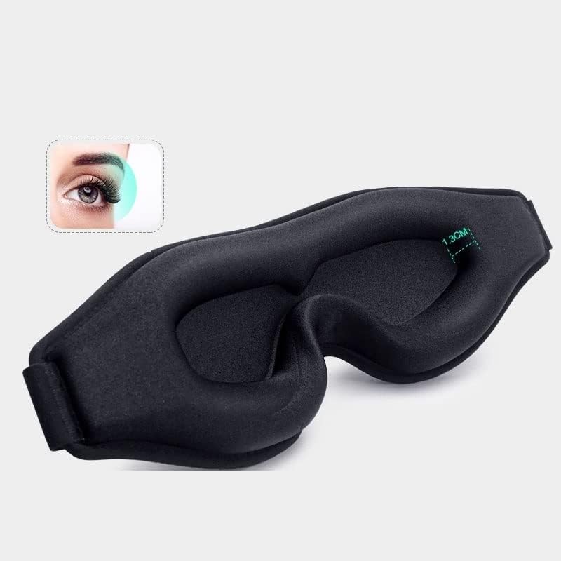 2 Pcs 3D Sleep Masks - Contoured Cup Eye Masks for Side Sleepers