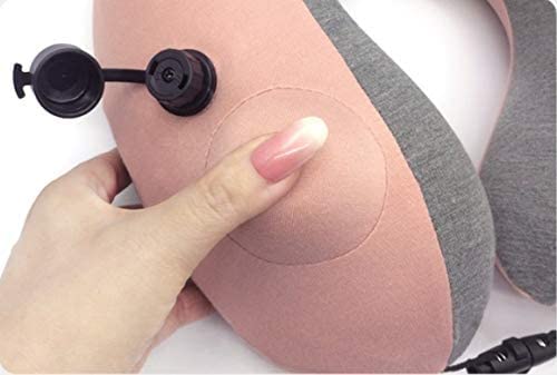 Travel Pillow Neck Cushion for Airplane or Car Travel,Washable Pillowcase