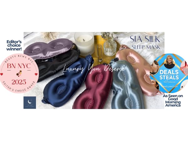 Sleep Mask with Eye Cups – No-Pressure 3D Eye Covers for Sleeping