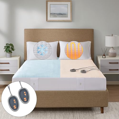 Pad King - Electric Bed Warmer Cool to Touch, All Seasons Cover, 5 Heat Level