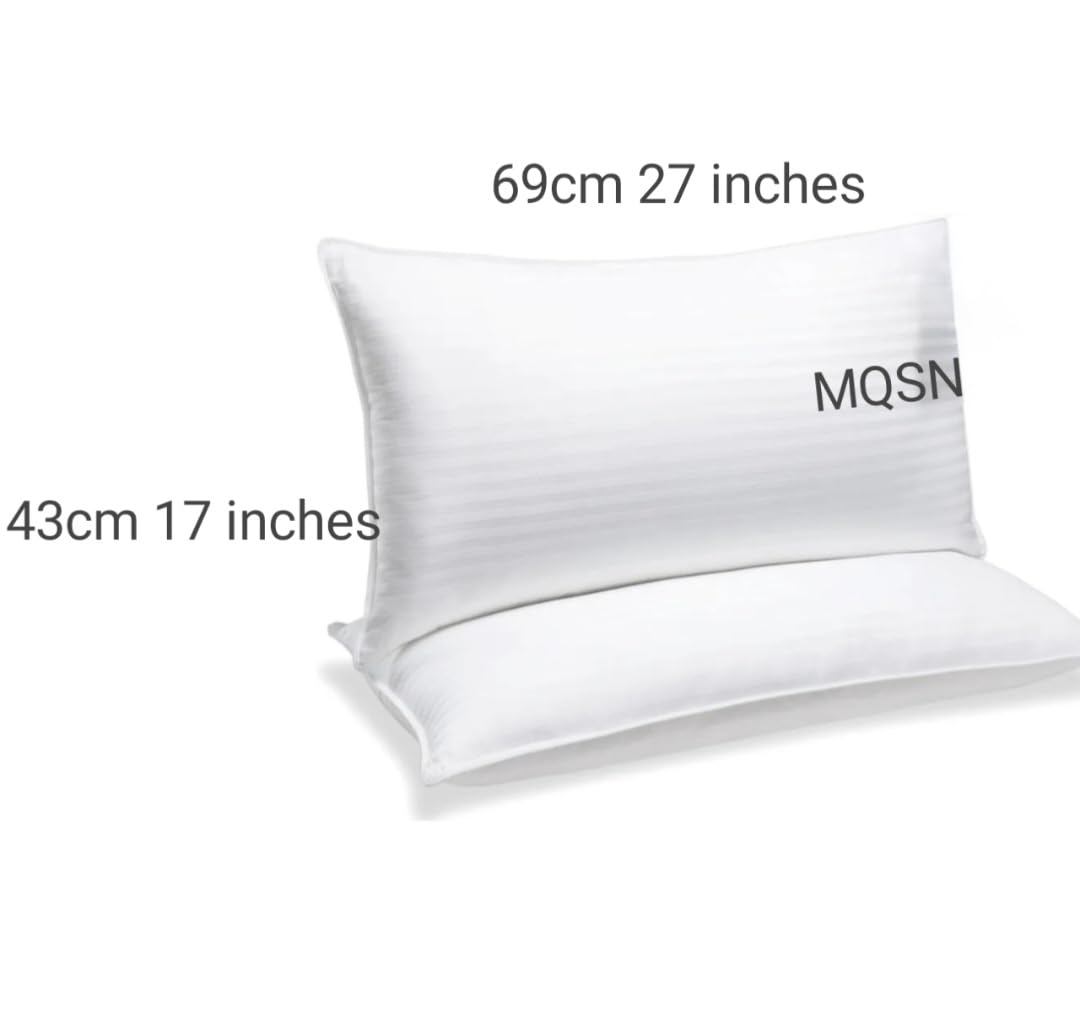 Pillows 100% Cotton Zippered Pillows in White Color for Sleeping