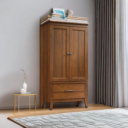 Carson Forge Armoire, Washington Cherry finish