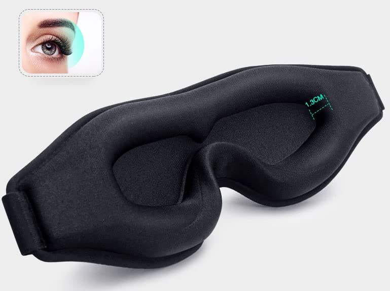Sleep Mask for Men Women, Soft Comfort Eye Mask for Sleeping, 3D Blackout Sleep Mask