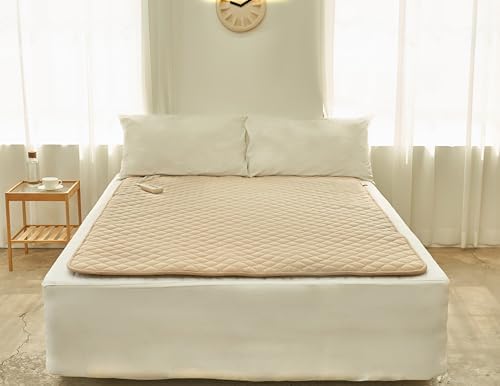 Mattress Pad Twin Size – Electric Bed Warmer with 8 Heat Settings & Auto Shut-Off