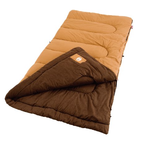 20°F Big ‘n Tall Sleeping Bag, Cold-Weather Sleeping Bag Fits Adults