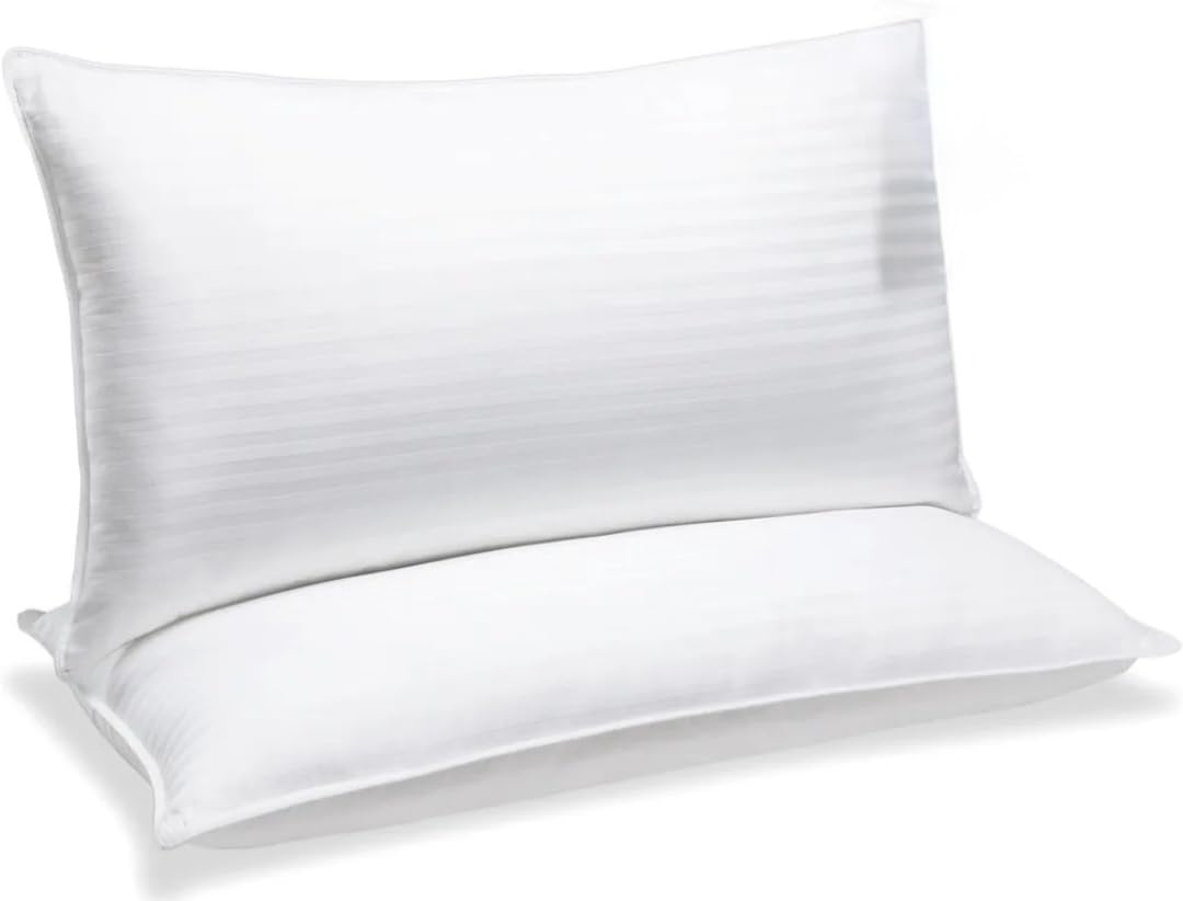 Pillows 100% Cotton Zippered Pillows in White Color for Sleeping