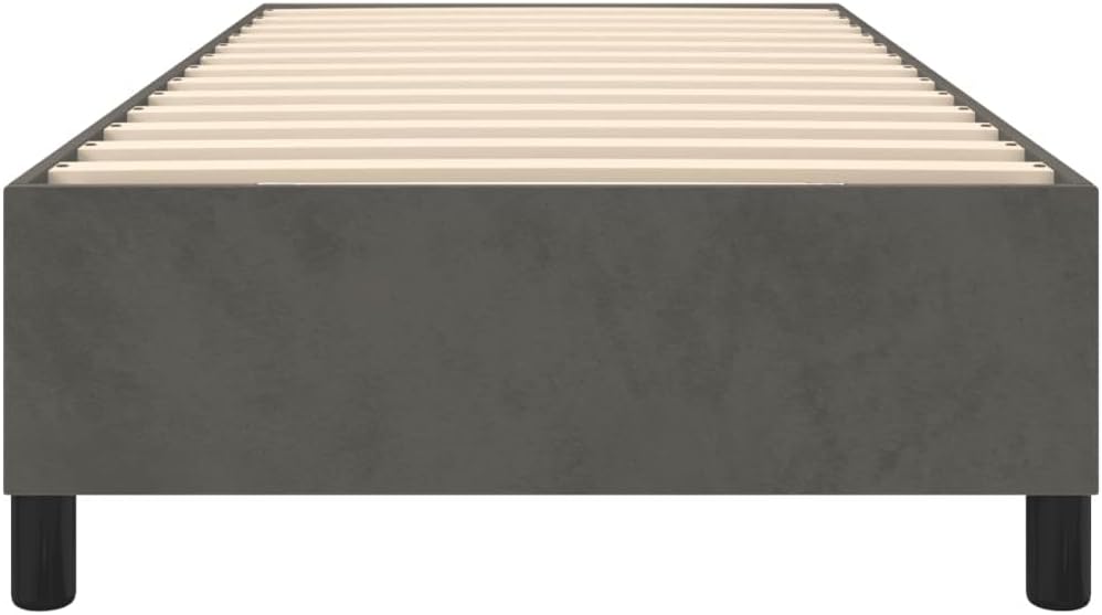 Frame Dark Gray 39.4"x79.9" Twin XL Velvet,Indulge in a Heavenly Night's Sleep