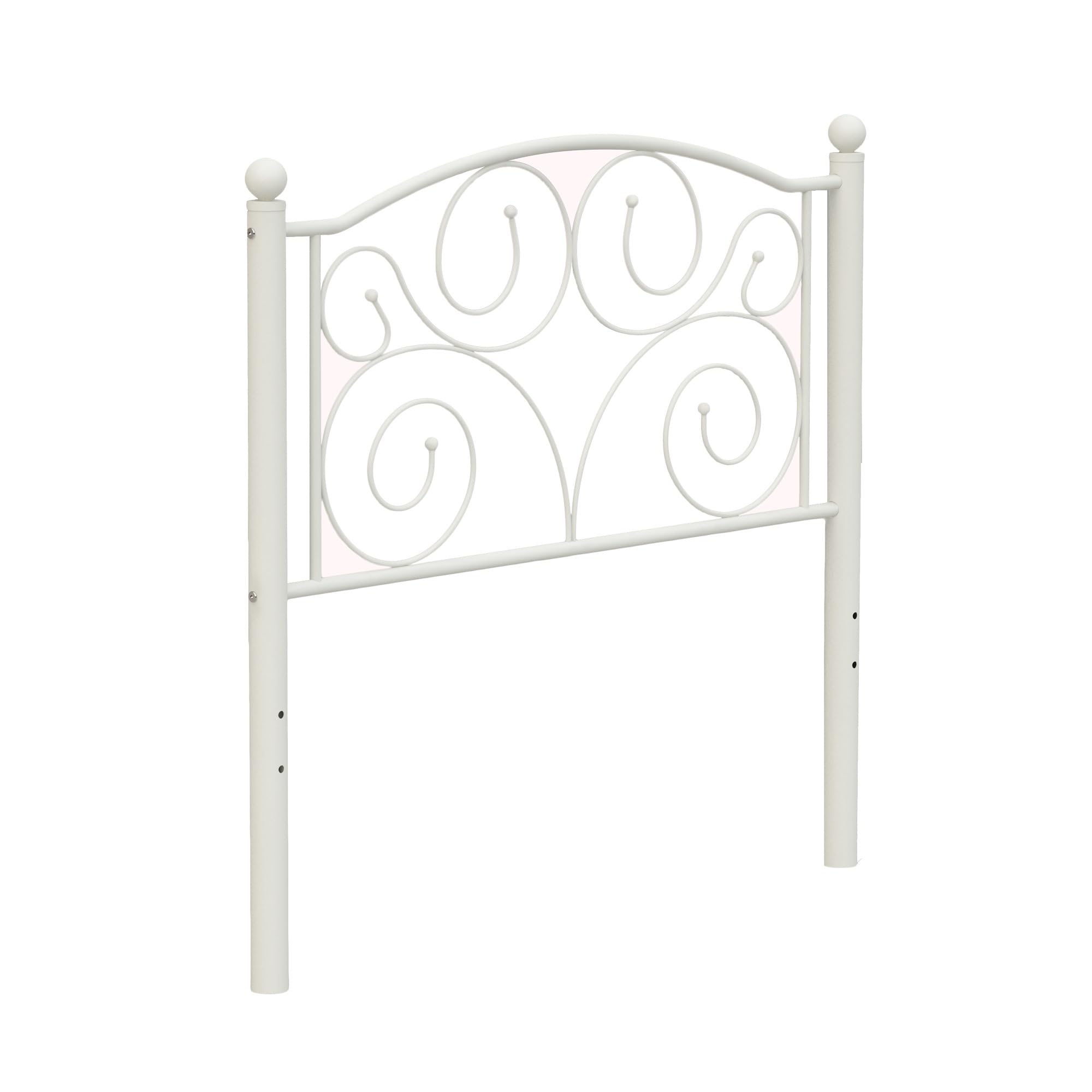 Flower Sturdy System Metal Bed Frame with Headboard and Footboard