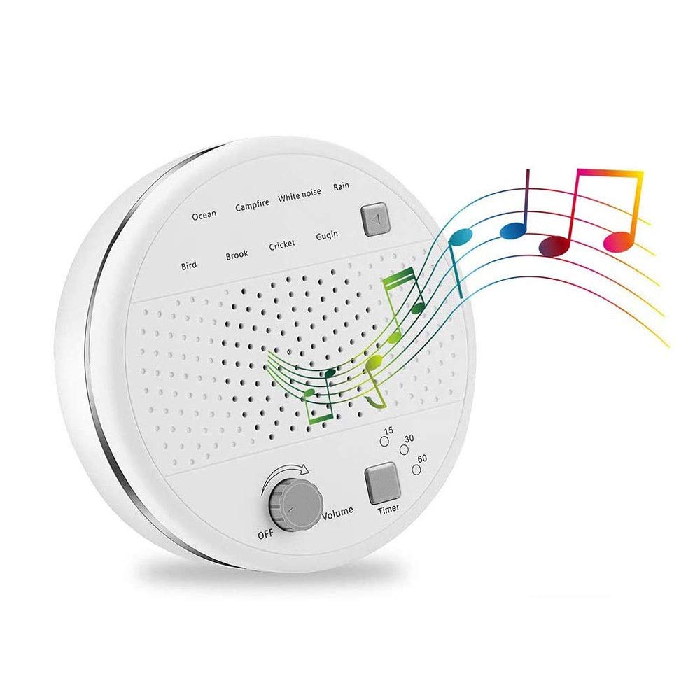 White Noise Machine for Travel, 3 Soothing, Natural Sounds