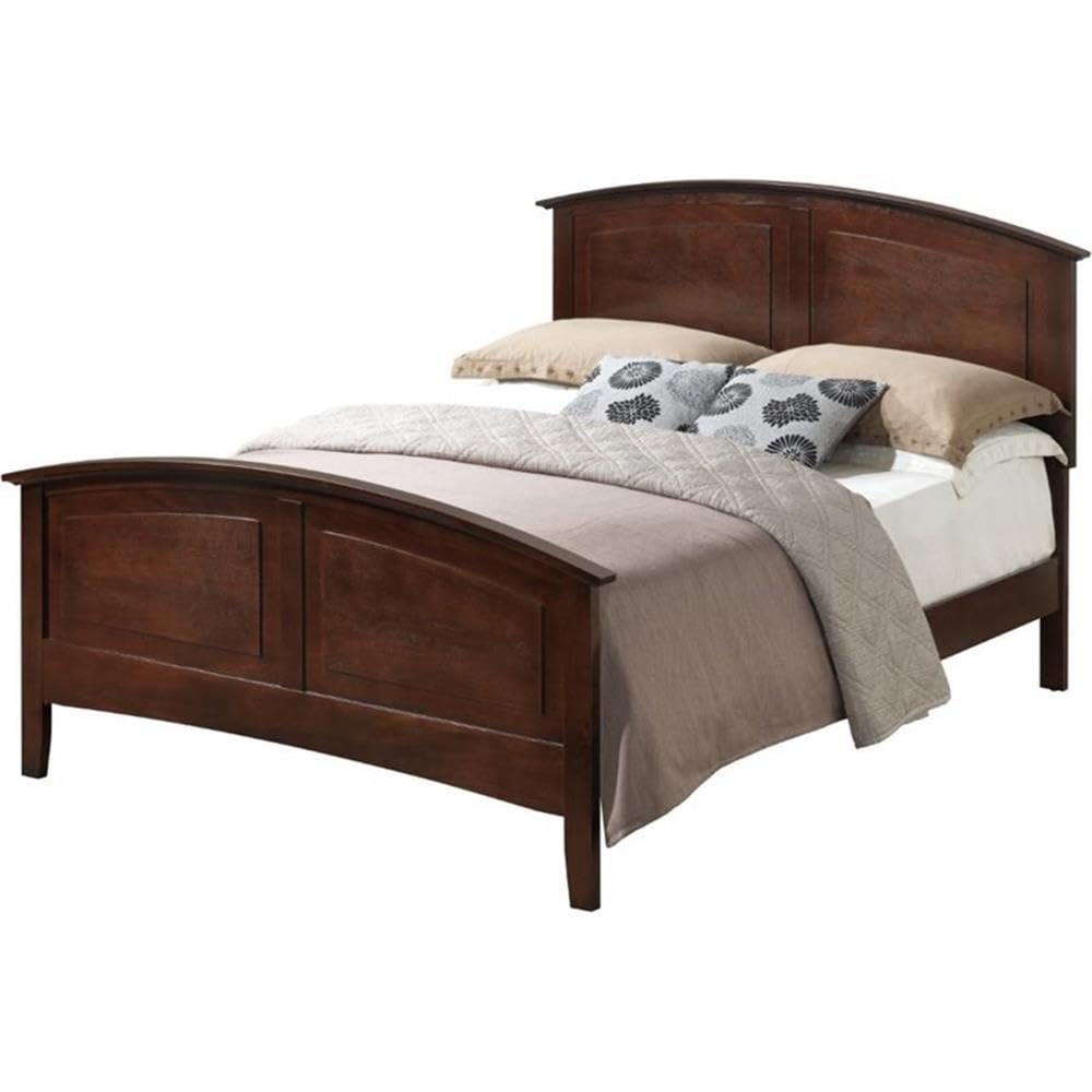 Furniture Hammond Full Panel Bed in Cappuccino