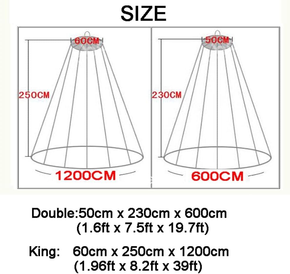 100% Silver Fiber EMF Shielding Bed Canopy,Blocks Radiation/EMF/WiFi/5G Other RF Attenuation 10MHz-10GHz 35-60dB Breathable Bed Net Canopy Radiation Shielding Rate (Size:230*50*800)((50*230*800))