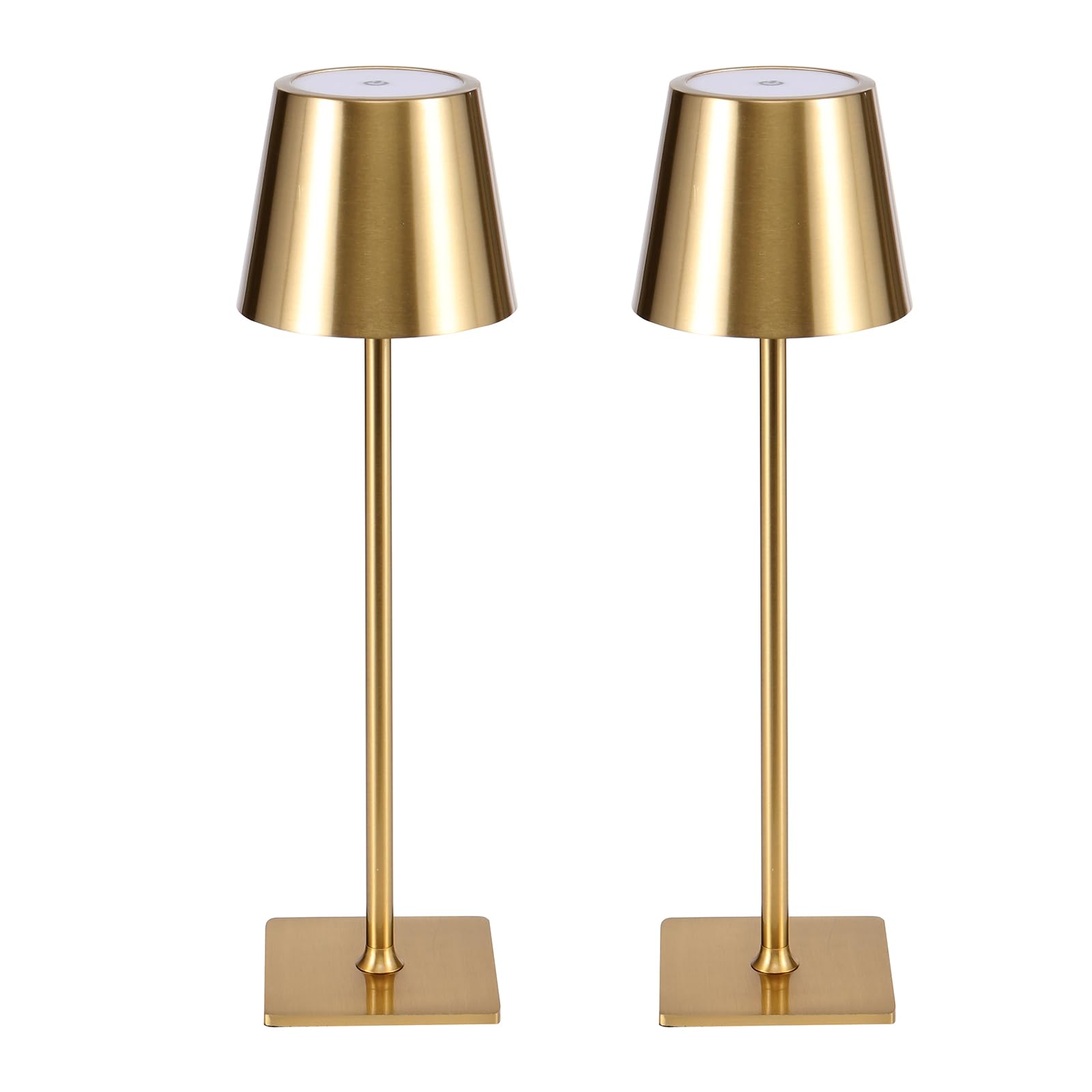 Table Lamp Cordless, 3 Colors Stepless Dimming, 5000mAh Rechargeable Touch Lamps