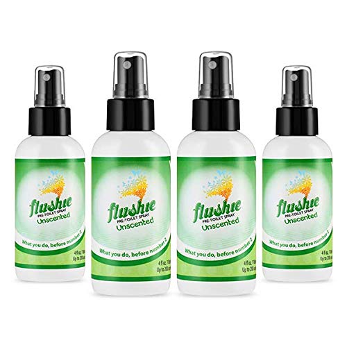 for Toilet Deodorizer Travel Size toilet spray - Unscented 4oz (4 Pack)