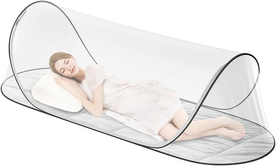 22Large Pop-Up Mosquito Net, Lightweight, Breathable