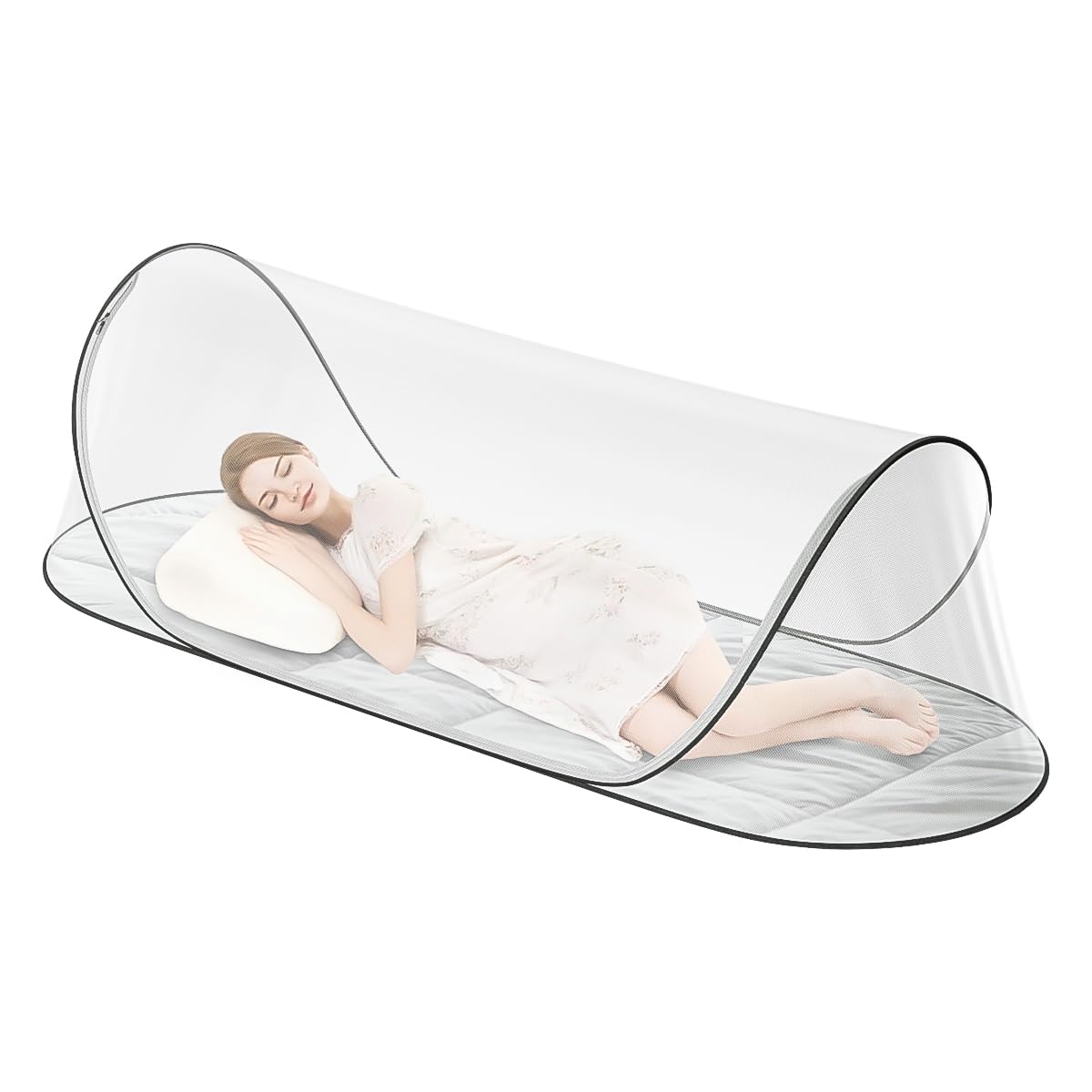 22Large Pop-Up Mosquito Net, Lightweight, Breathable