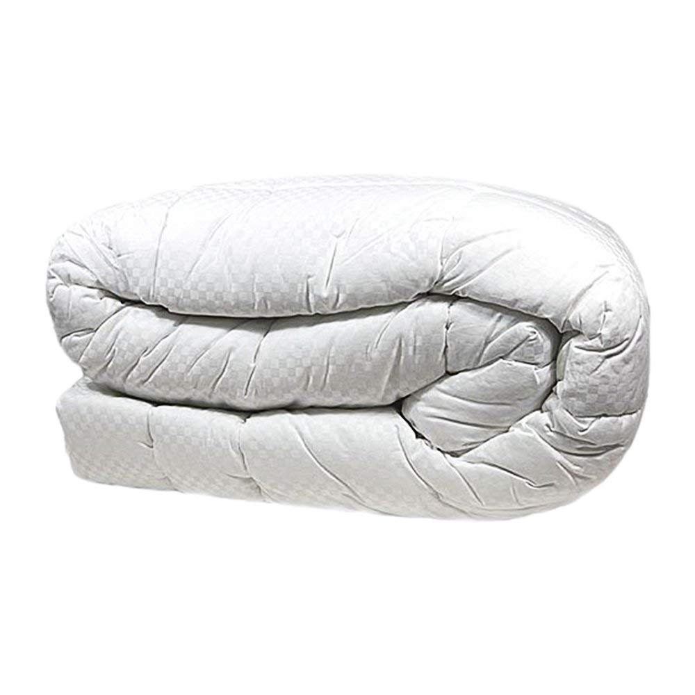 1 Thicker Queen/Full White Comforter 1265 - Deeper Sleep, Less Pain