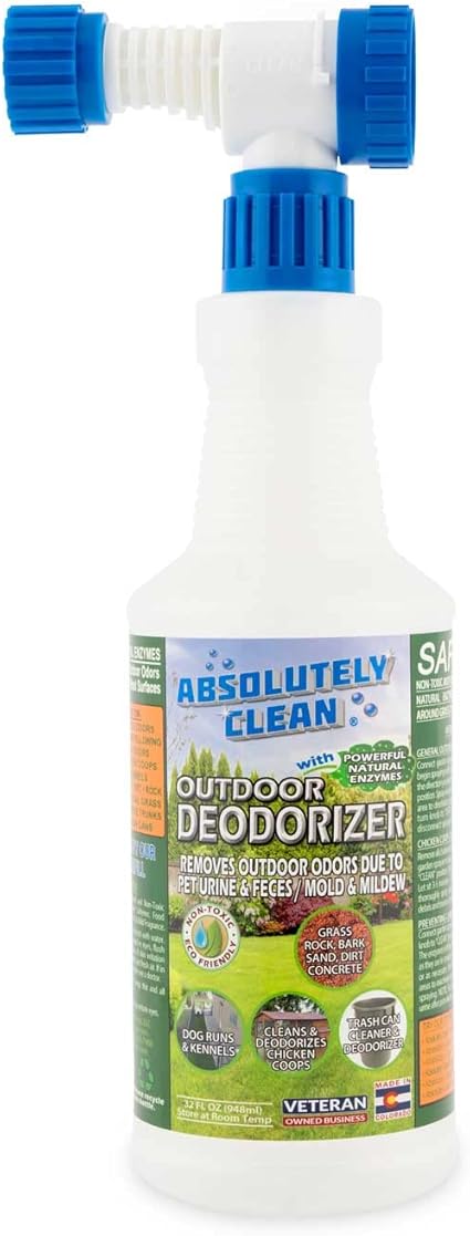 Amazing Outdoor Deodorizer odor eliminator Natural Enzyme Just Spray & Walk Away Grass