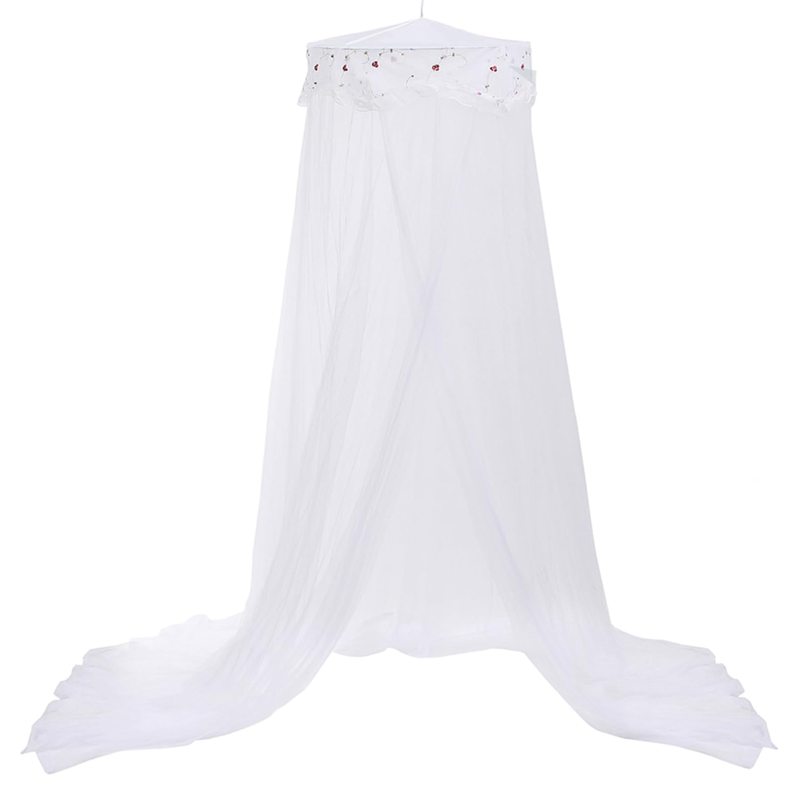 Bed Canopy for Girls, Princess Bed Curtain Net for Single to King Size,Bedroom Decoration