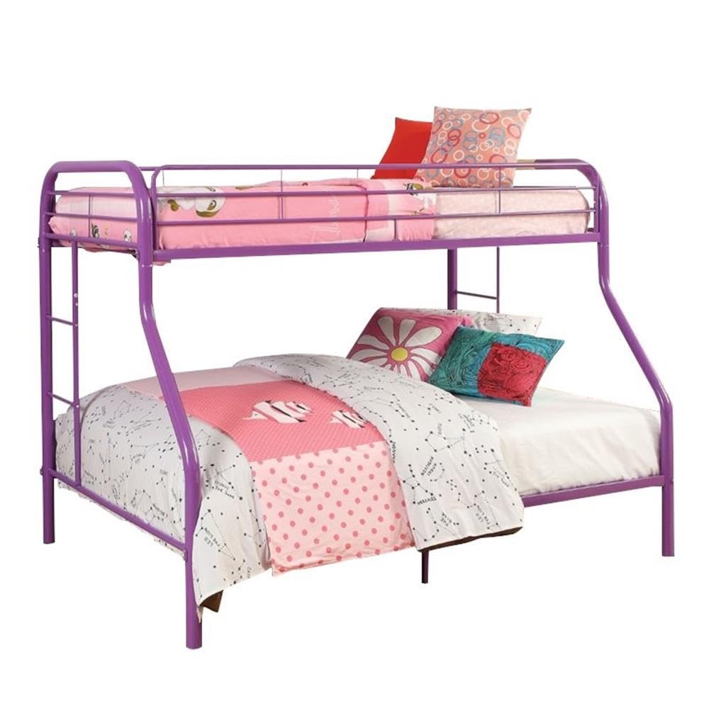 Tritan Twin Over Full Bunk Bed in Purple