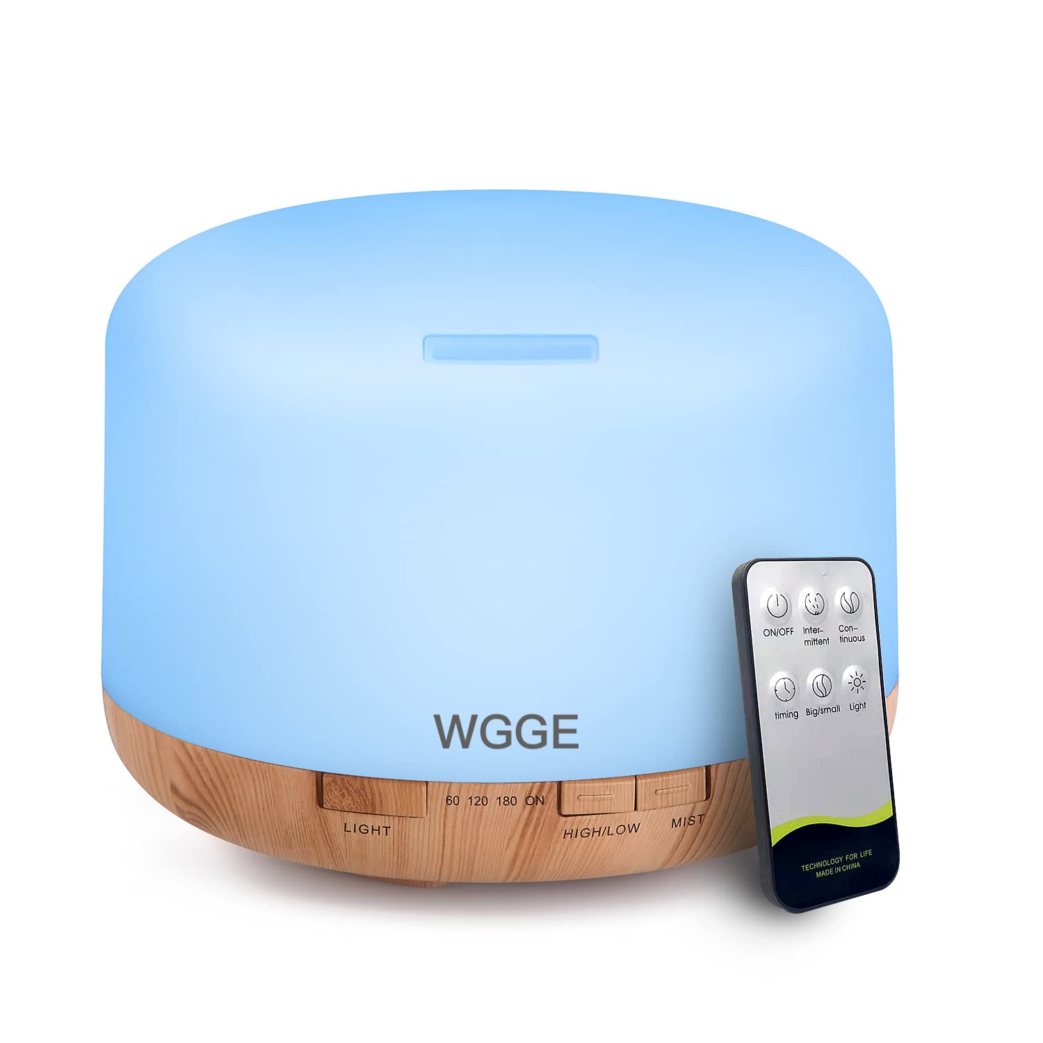 Oil Diffuser, 500ml Premium Ultrasonic Vaporizer Aromatherapy