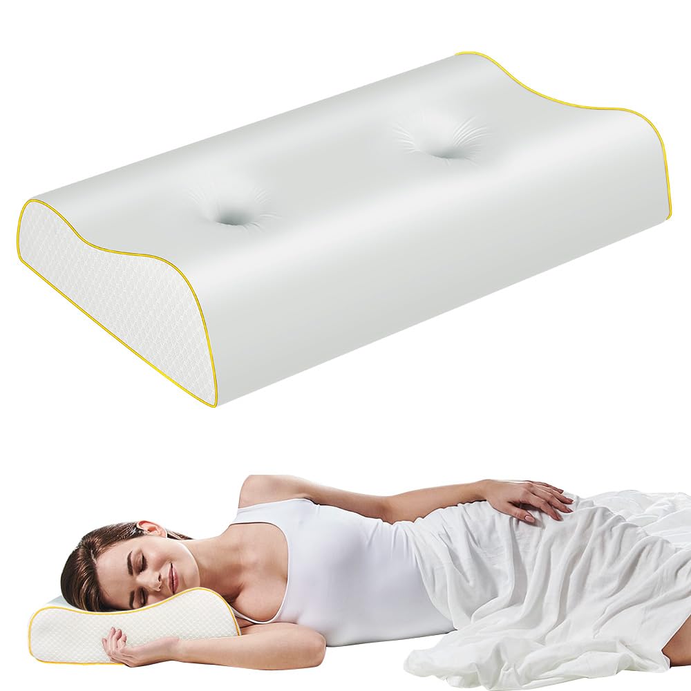 Pillow for Neck Pain Relief - Contour Pillow Memory Foam Pillows