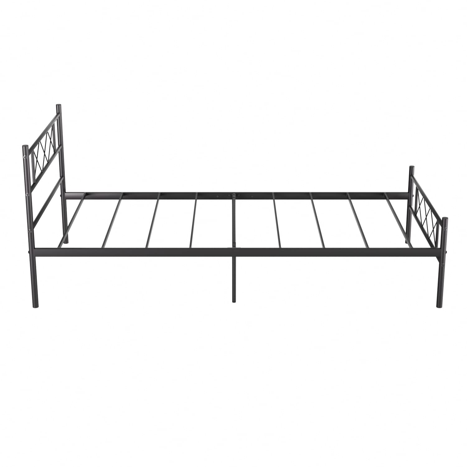 Metal Bed Frame Twin Size with Headboard