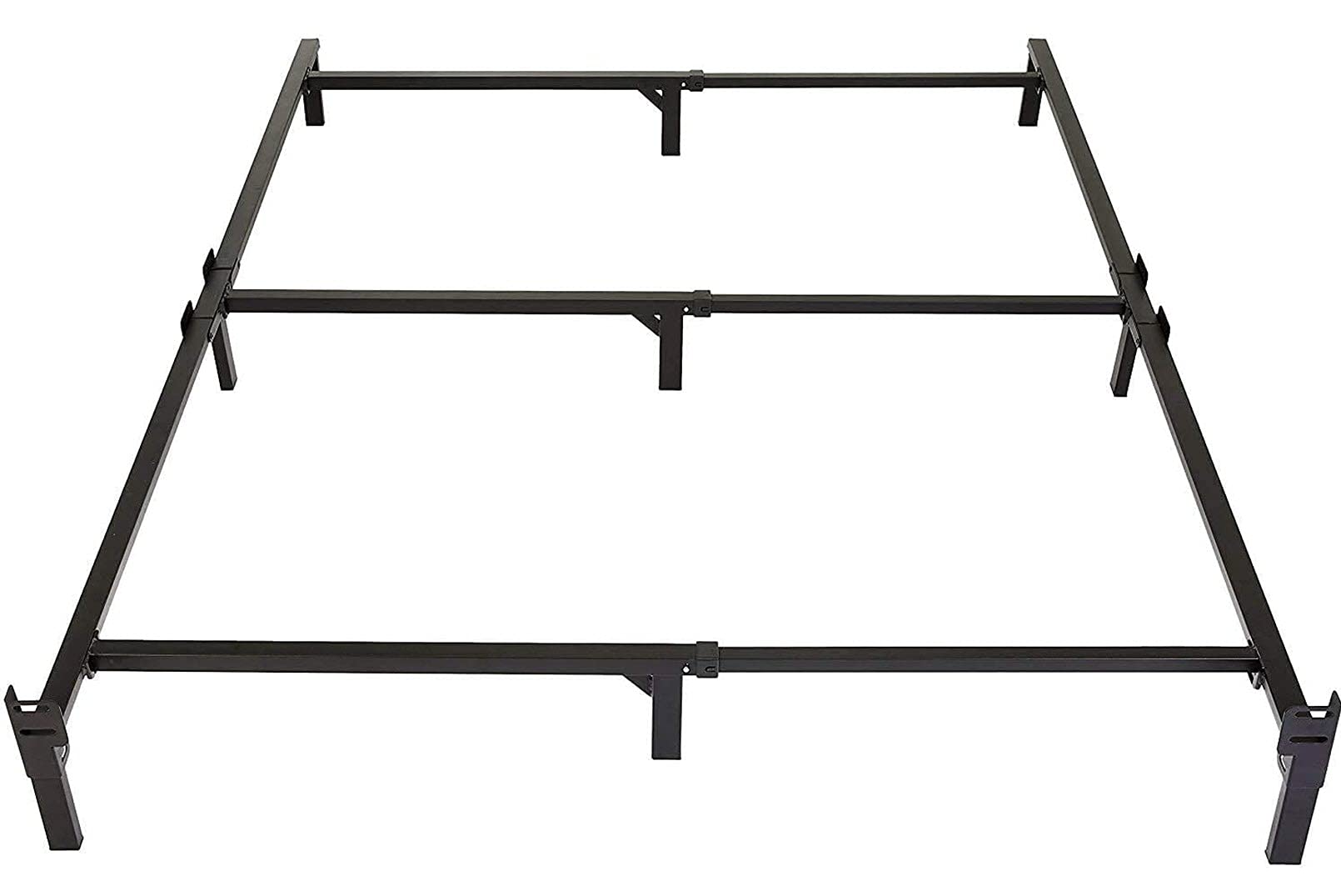 Basics Metal Bed Frame, 9-Leg Base for Box Spring and Mattress,
