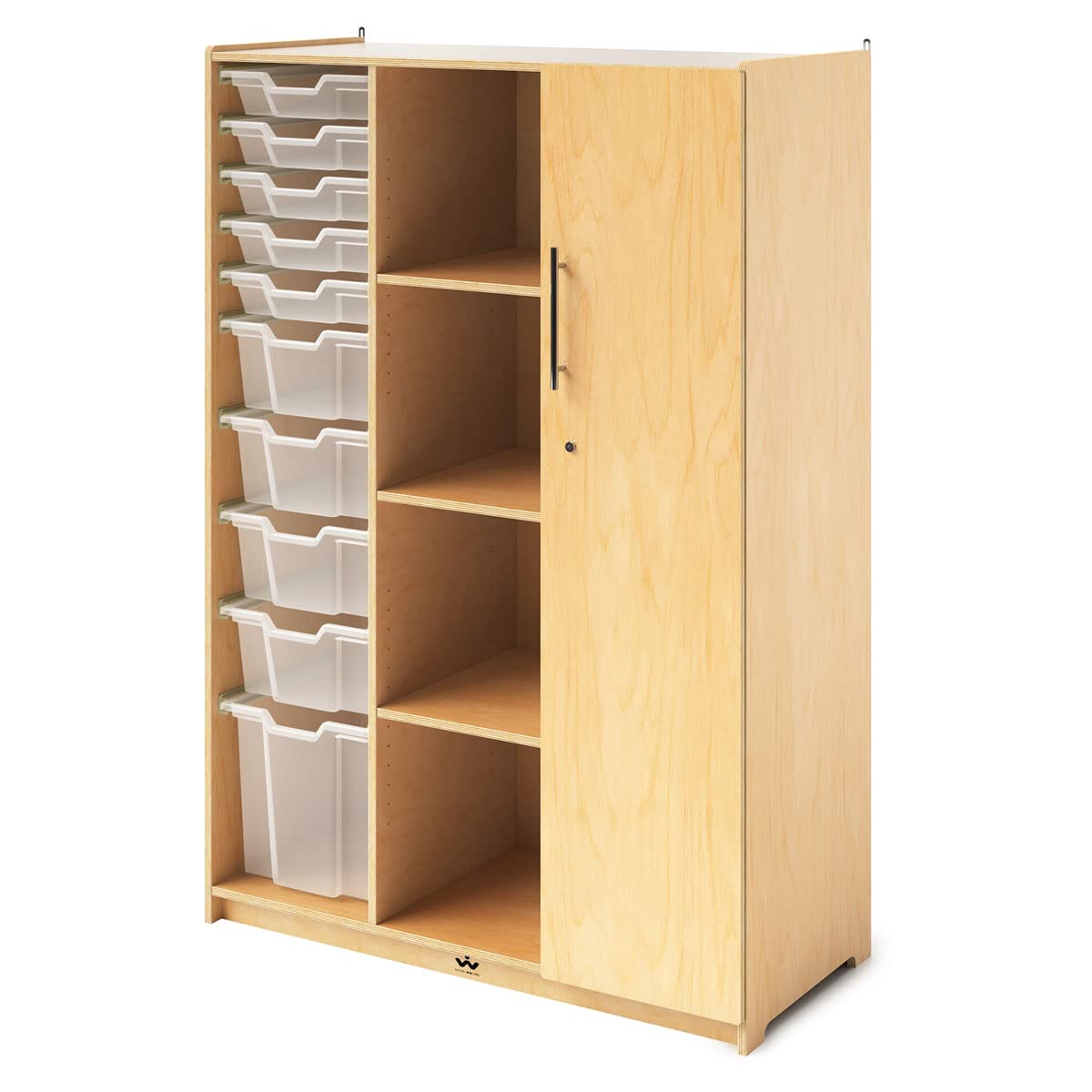 Teachers Wardrobe W/Trays & Locking Door